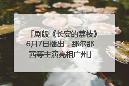 剧版《长安的荔枝》6月7日播出，那尔那茜等主演亮相广州